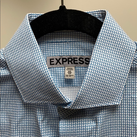 Express Dress Shirt Fitted Xs 